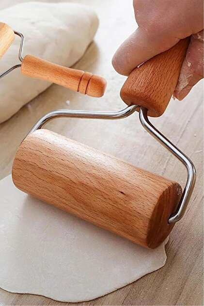 Ahşap El Merdanesi Hamur Açıcı Merdane