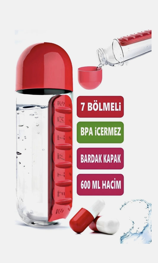 İlaç Kutulu Matara