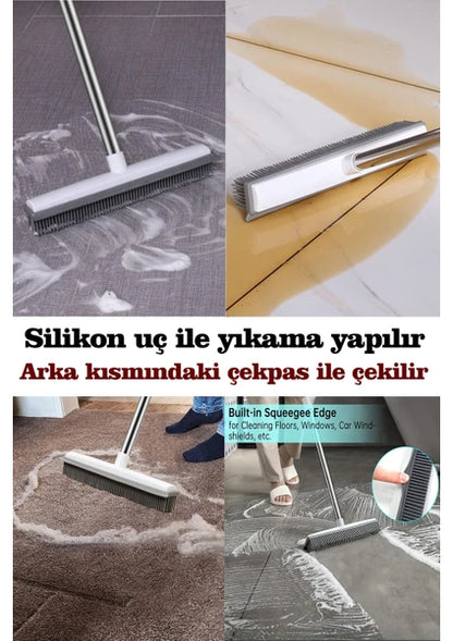 Silikon XXL Yer Silme Fırçası