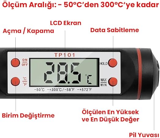 Dijital Mutfak Termometresi